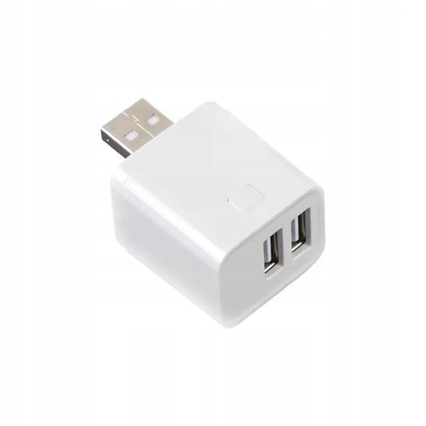Inteligentny Mini Przełącznik Adapter USB 2 port 5-12V ZigBee TUYA Smart zdjęcie 2