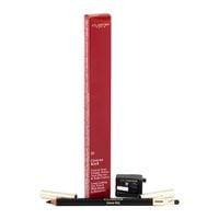 clarins crayon khol lon-lasting eye pencil with brush 01 carbon black 1,05g