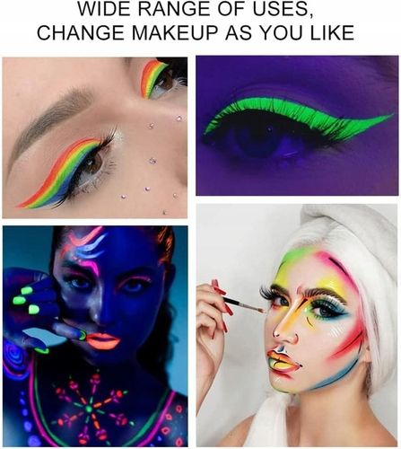FARBY DO MALOWANIA TWARZY i CIAŁA ŚWIECĄCE W NOCY 15e. ZMYWALNE DLA DZIECI na Arena.pl