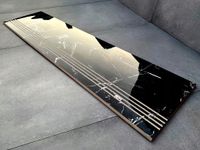 CZARNY MARMUR NA SCHODACH - stopnica 100x30 POŁYSK