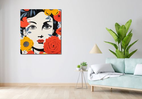 Obraz 90x100cm Kwiatowa Aura na Arena.pl