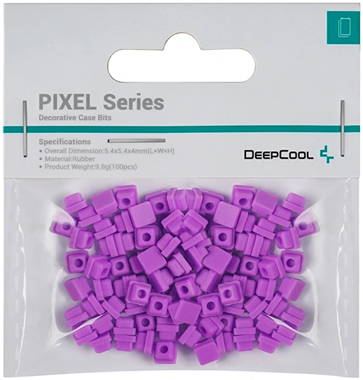 Deepcool Decorative Case Bits | PIXEL Series | Violet zdjęcie 1