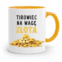 Dla Tirowca Kierowcy Tira Kubek Żółty Na Prezent Z Nadrukiem Ze Zdjęciem