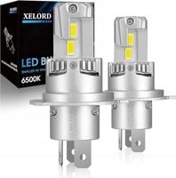2X Żarówka XELORD LED H4 Halogen 6500K biała DC11-18V