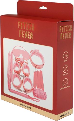 fetish fever   bondage set   7 pieces   pink na Arena.pl