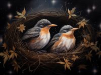 Plakat 80x60cm Gwiezdne Przytulenie