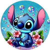 Opłatek na tort Urodziny Lilo Stich Postacie Tekst