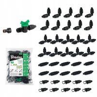 Zestaw ELEMENTÓW QJ SKRĘCANYCH do LINNIA KROPLUJĄCEJ rura montażowa 42szt