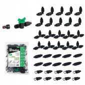 Zestaw ELEMENTÓW QJ SKRĘCANYCH do LINNIA KROPLUJĄCEJ rura montażowa 42szt