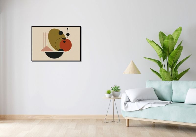 Plakat 84x59,5cm Geometryczny Balans zdjęcie 4