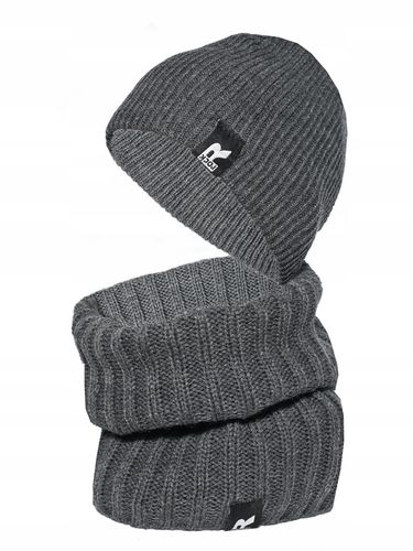 MĘSKI KOMPLET CZAPKA + KOMIN + RĘKAWICZKI DOTYKOWE na Arena.pl