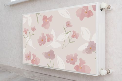 Mata Magnetyczna Na Grzejnik Drobne Różowe Kwiaty Natura 90cm x 60cm na Arena.pl