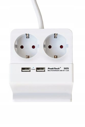 Listwa zasilająca z podstawką USB Peaktech 3125 na Arena.pl