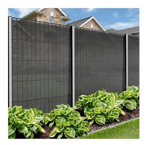 SIATKA CIENIUJĄCA 90% MASKUJĄCA MATA OSŁONOWA NA OGRODZENIE PŁOT 1,5x25m UV na Arena.pl