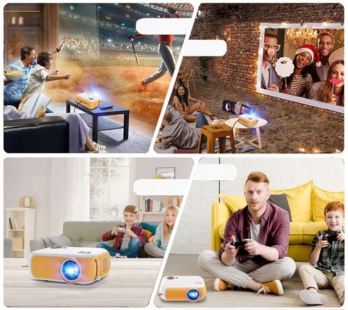 RZUTNIK MINI PROJEKTOR Przenośny dla Dzieci do Bajek Bajki Gier na Arena.pl