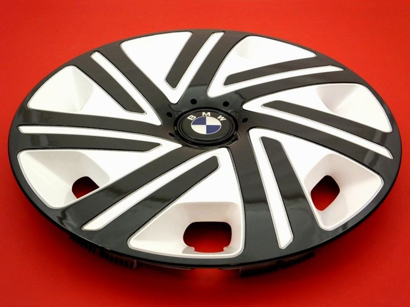 KOŁPAKI 16'' BMW E46 E90 E60 E87 F20 X1 BIAŁE CKB zdjęcie 3