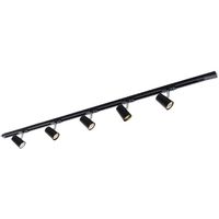 Czarny system szynowy Astley 914021 BL metalowy zestaw do salonu nowoczesny