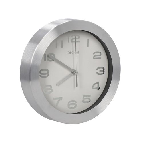 Zegar Ago chrom / biały na Arena.pl