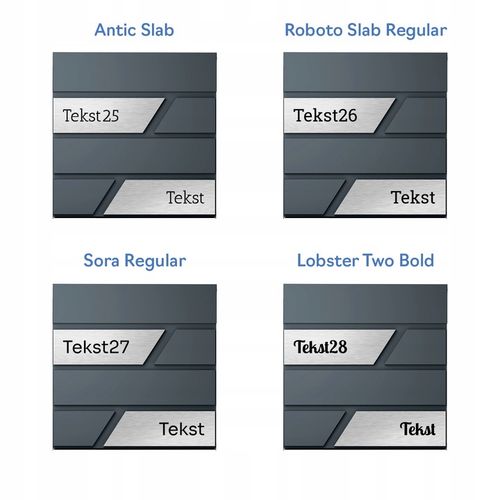 Duża Skrzynka Na Listy Z Numerem Domu Antracyt Skrzynka Na List Numer na Arena.pl