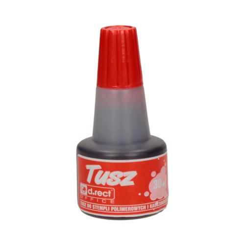 Tusz do pieczątek i stempli 30ml czerwony na Arena.pl