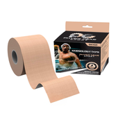 Taśma Kinezjologiczna Sportowa Wodoodporna Cielista 5m x 5cm Tejp na Stawy