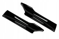BMW F10 F11 M SPORT FLAPSY CZARNY POŁYSK SPLITTER DOKŁADKA ZDERZAKA PRZÓD