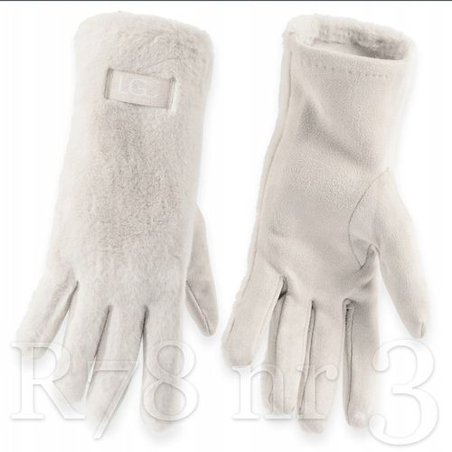 Rękawiczki damskie DOTYKOWE BAWEŁNIANE do telefonu CIEPŁE ZIMOWE na Arena.pl