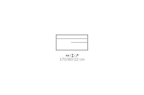 Panel z półkami Hektor TYP-03 170cm na Arena.pl