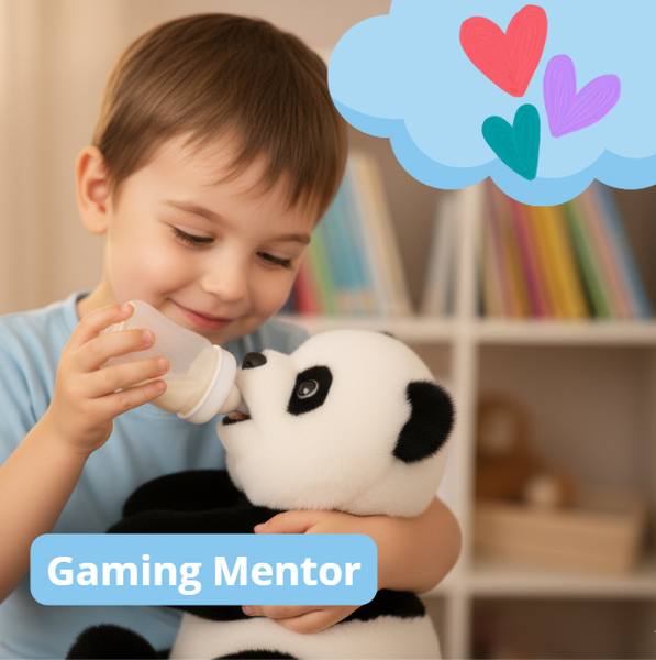 Mówiący PLUSZOWY MIŚ PANDA AI Zabawka Edukacyjna USB 3+ zdjęcie 4