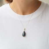 Zawieszka z kyanitem w srebrze