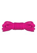 Krótka Różowa Linka Do Wiązania - Ouch! Japanese Mini Rope 1,5 M