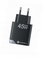 Szybka ładowarka GAN 45W 2 porty kostka do Motorola Edge 50 Neo 5G