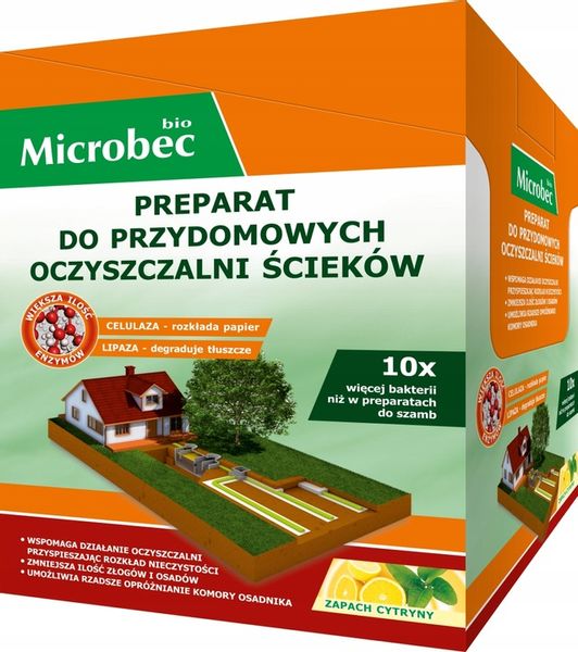 Microbec Bio preparat do przydomowych oczyszczlni ścieków 35g x18szt. zdjęcie 3
