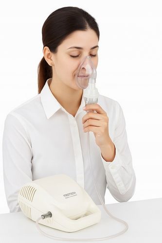 INHALATOR TŁOKOWY DLA DZIECI DOROSŁYCH NEBULIZATOR INHALACJA MASKA CICHY na Arena.pl
