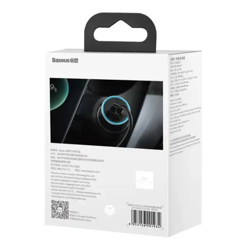 ładowarka samochodowa baseus golden contactor pro, usb + usb-c na Arena.pl
