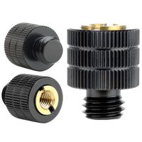 Adapter tuleja redukcja M6 na M10 statywowa aluminium czarna lampy 21 mm