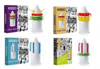 EGZO Prezerwatywy Stymulujące Mix Kolce Wypustki Medium 4szt
