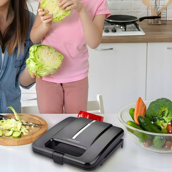 TOSTER OPIEKACZ DO KANAPEK TOSTÓW SANDWICH 1000W NIEPRZYWIERAJĄCA POWŁOKA zdjęcie 7