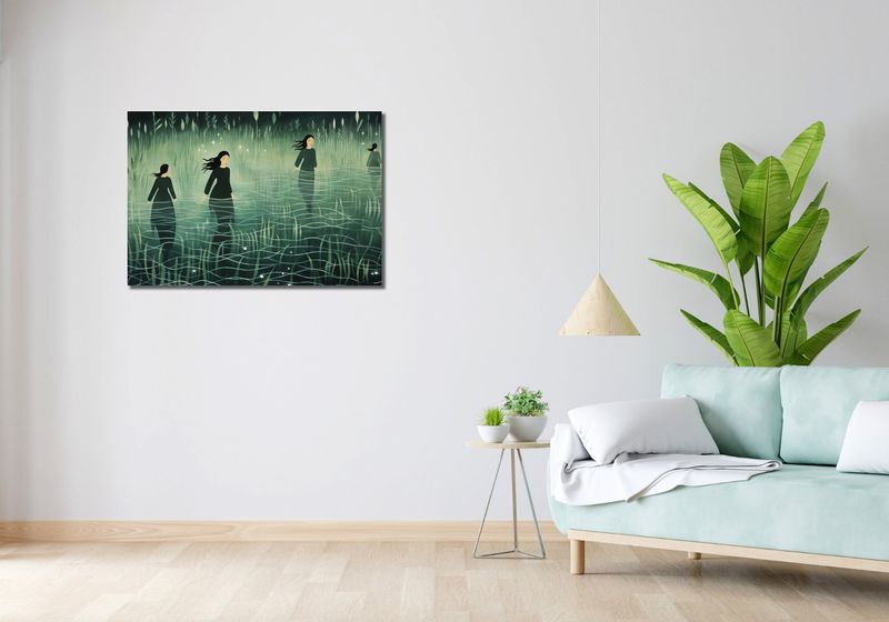 Obraz 90x60cm Pośród Ciszy zdjęcie 2