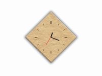 ZEGAR SZKLANY ROMB - Piasek