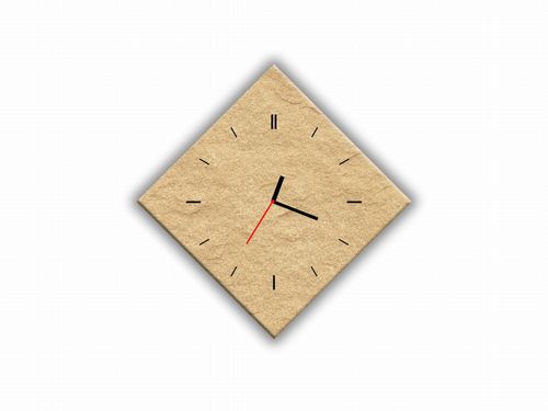 ZEGAR SZKLANY ROMB - Piasek na Arena.pl