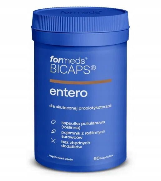 BICAPS ENTERO drożdże Saccharomyces boulardii 60kaps - Formeds zdjęcie 1
