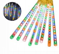 SOPLE METEORY LED LAMPKI PADAJĄCY ŚNIEG 50cm MULTIKOLOR KOLOROWE