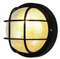 OPRAWA PIWNICZNA DREK LAMPA KINKIET CZARNA IP44 18,5CM