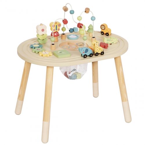 TOOKY TOY Drewniany Stolik Aktywności Safari na Arena.pl