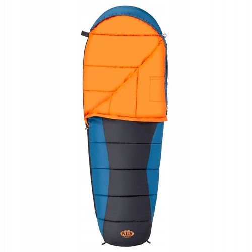 ŚPIWÓR TURYSTYCZNY MUMIA Z KAPTUREM DUŻY 220cm CIEPŁY LEKKI na Arena.pl