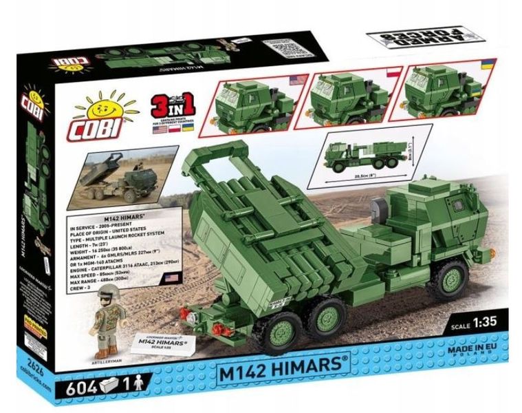 Klocki Armed Forces M142 Himars 604 elementy zdjęcie 4