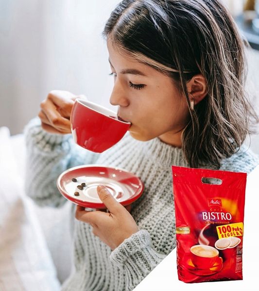 Pady MELITTA BISTRO REGULAR Pads SENSEO 100 szt + GRATIS videobook zdjęcie 3