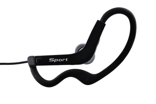 Słuchawki sportowe basic - czarne na Arena.pl