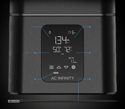 USZKODZONY/UŻYWANE Nawilżacz powietrza do roślin 15L AC Infinity T7 AC-CFT7 na Arena.pl